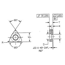 Hartmetallscheiben (IWSN 633) mit hoher Qualität